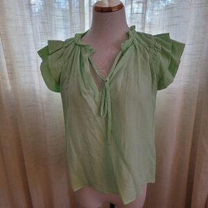 Honorine Cosette Top Mint Green Size XS NWT